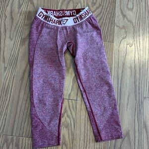 Gymshark flex Capri size Small pink/burgundy